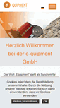 Mobile Screenshot of e-quipment.de